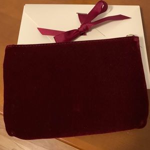Sezane velvet purse